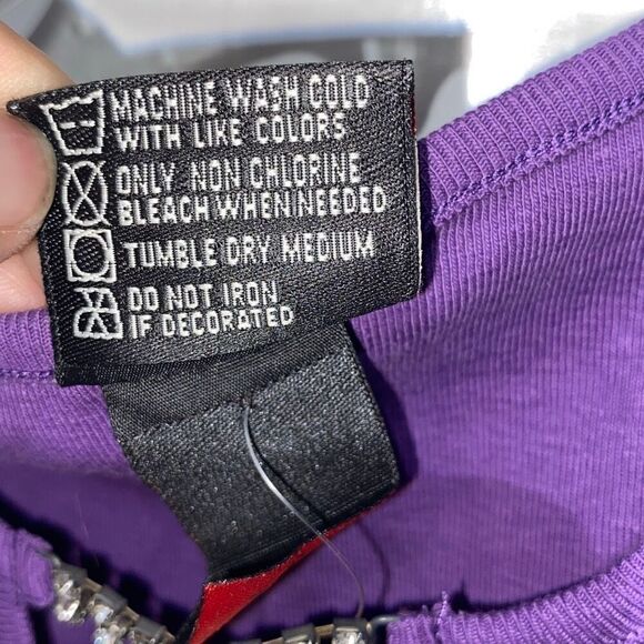 Biker Design Women's Purple Bike Week 2009 Daytona Beach Tank Top Small NWT - Picture 7 of 8